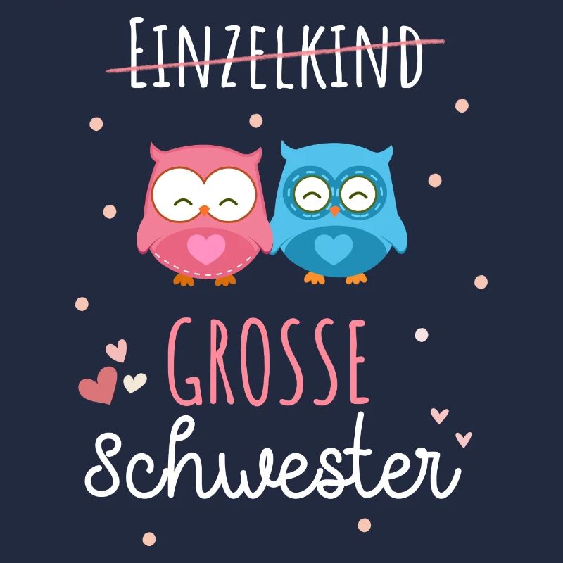 Große Schwester 2024 Herz Eule