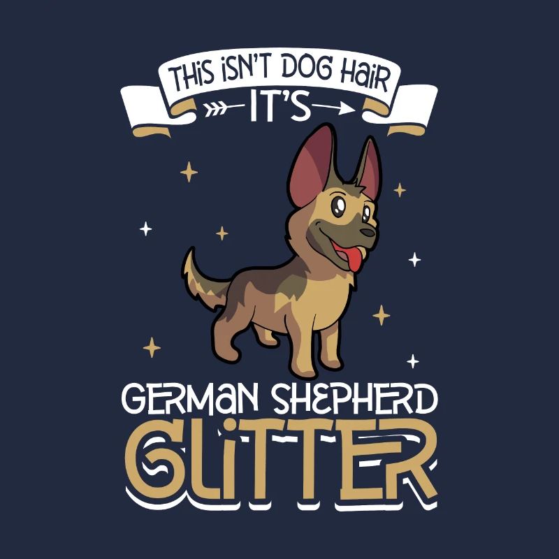 German Shepherd Glitzer