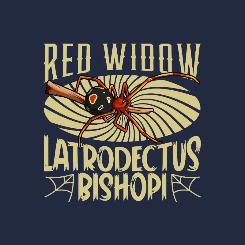 Red widow spider