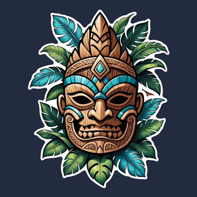 Tiki Beach - Polynesia Statue