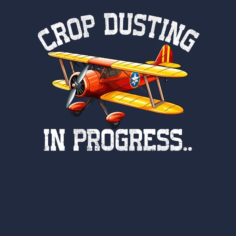 crop duster in progress