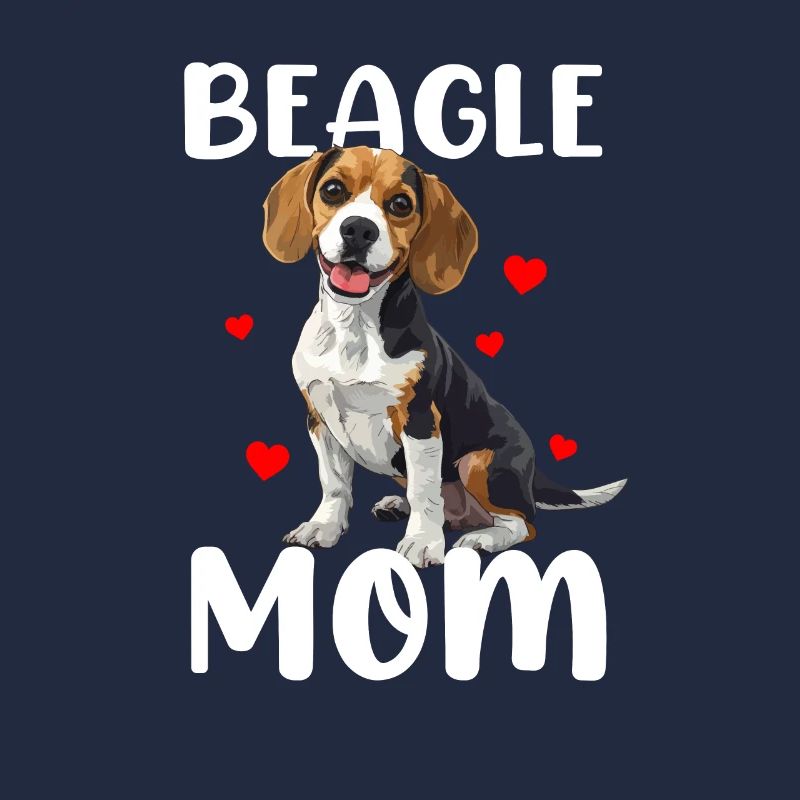 beagle mom beagle