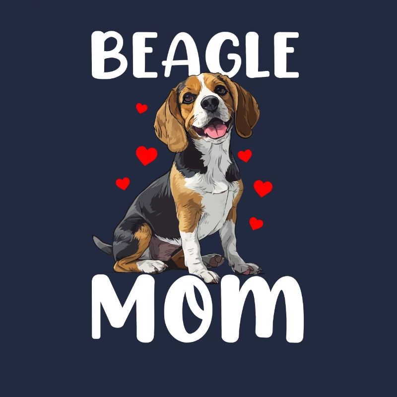 beagle mom beagle