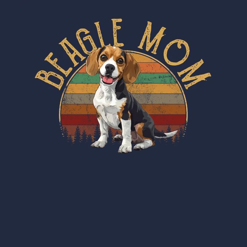 beagle mom beagle
