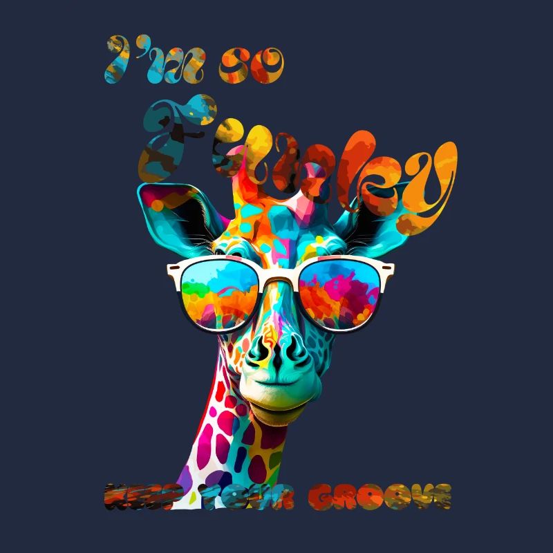 Ich bin so funky. Behalte deinen Groove. Giraffe