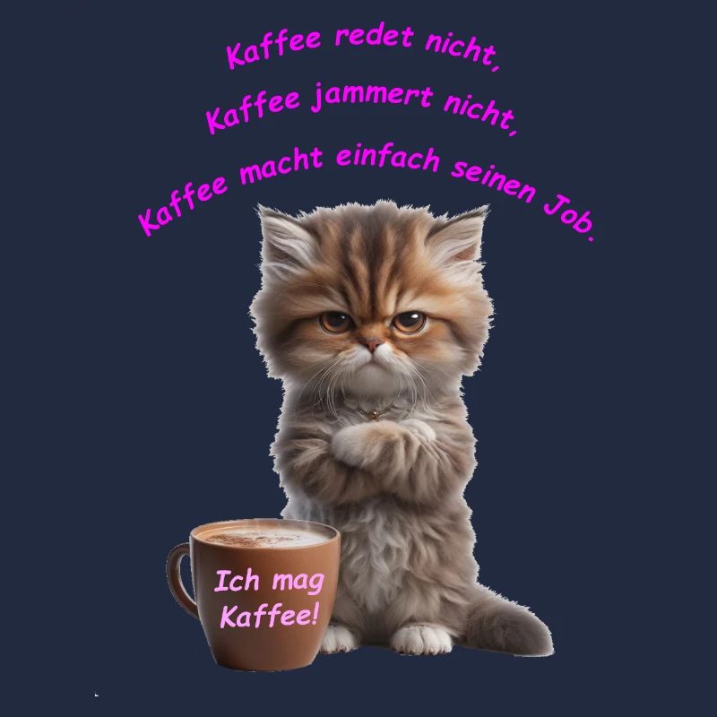 Cat Coffee ich mag kaffee