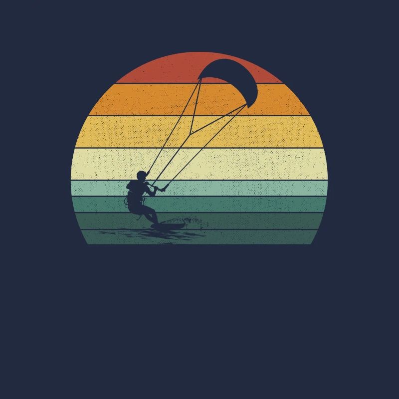 Kitesurfing kiteboarding lover