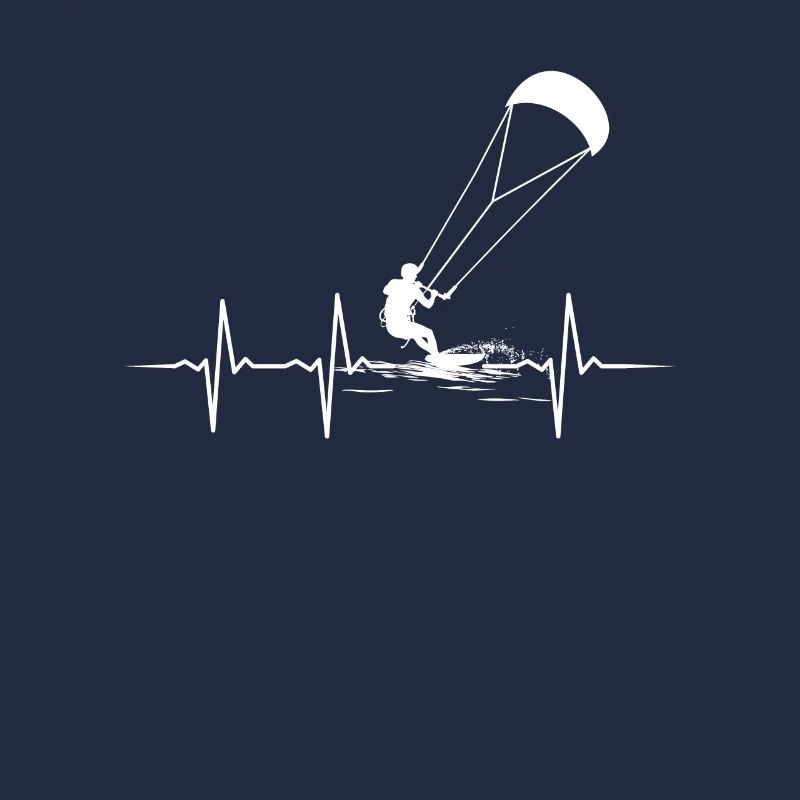 Kitesurfing kiteboarding lover