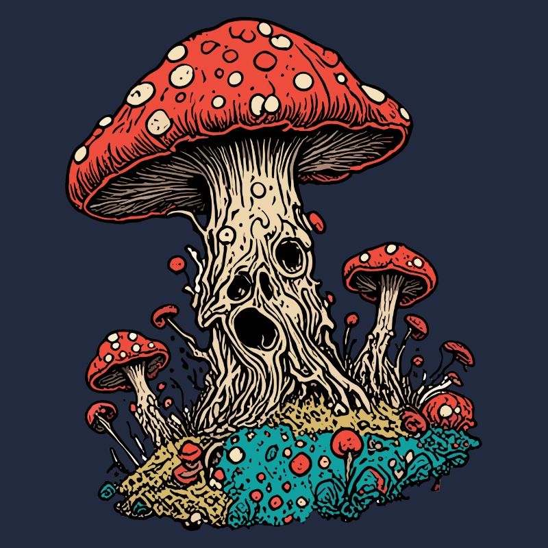 Champignon / Champignon / Prairie / Forêt / Goa / Psy