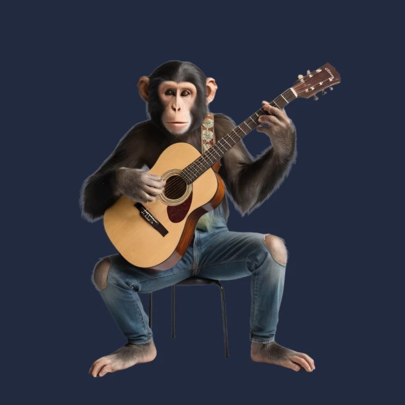 Monkey Gitarre