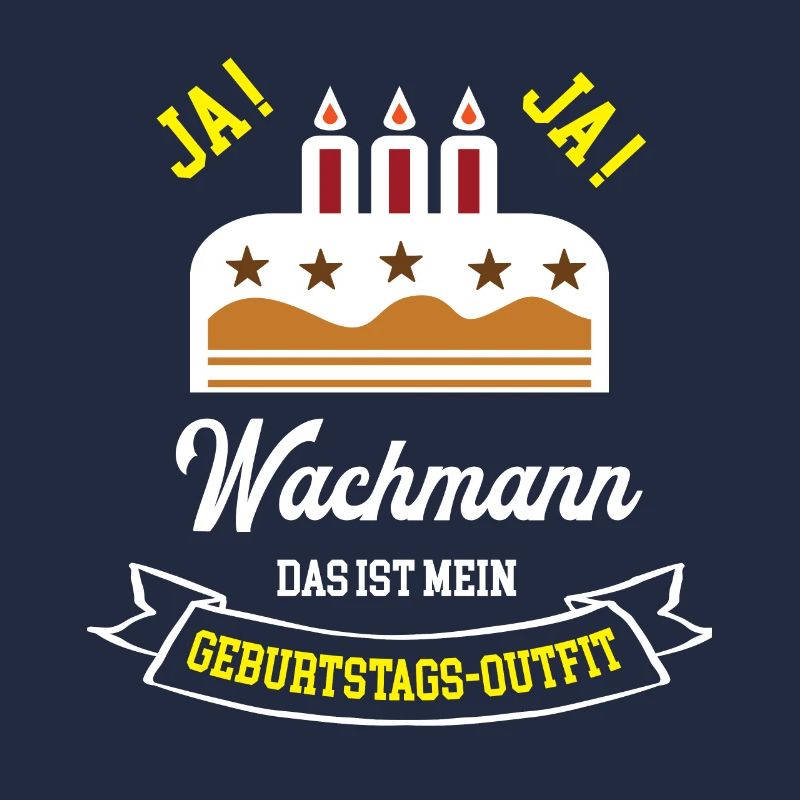 Wachmann Geburtstag Geburtstagsgeschenk Secruity