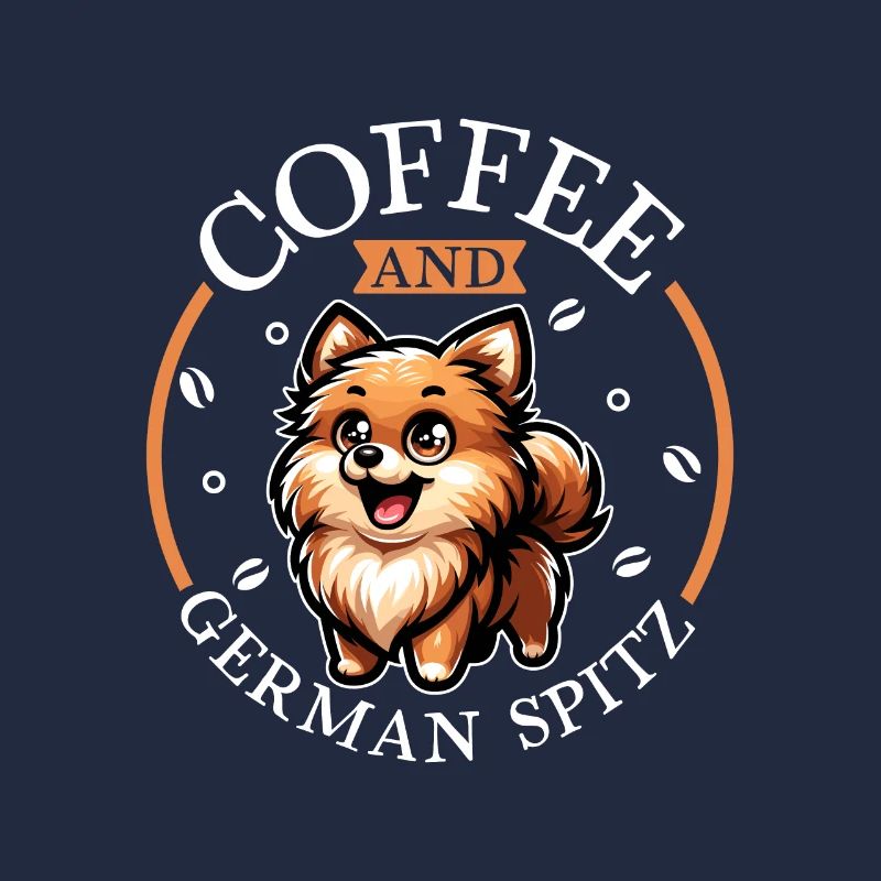 Kaffee und Deutscher Spitz
