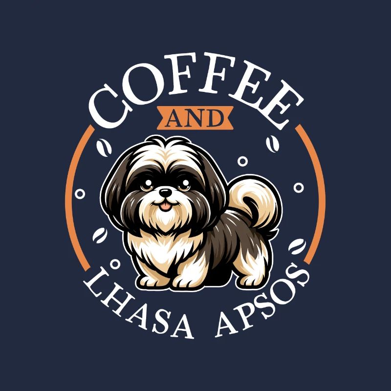 Kaffee und Lhasa Apso