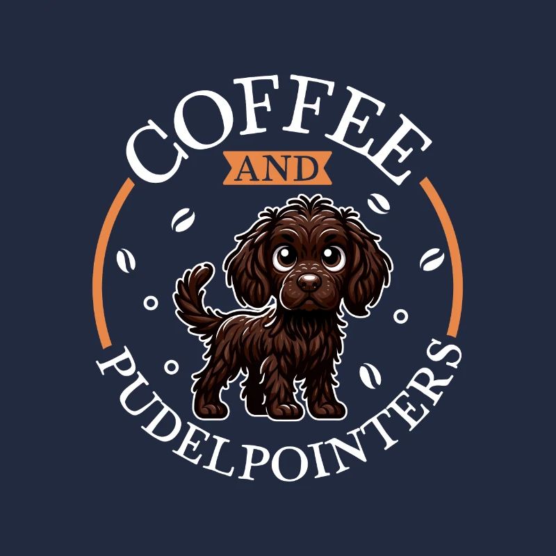 Coffee and poodle pointer