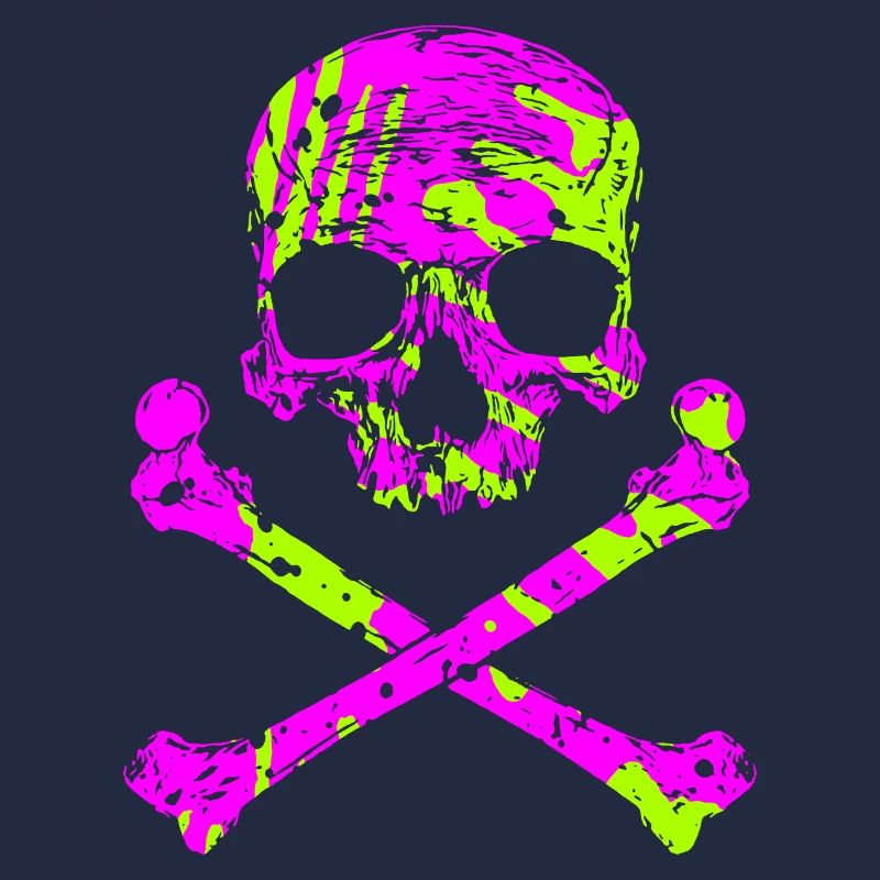 Skull with bone