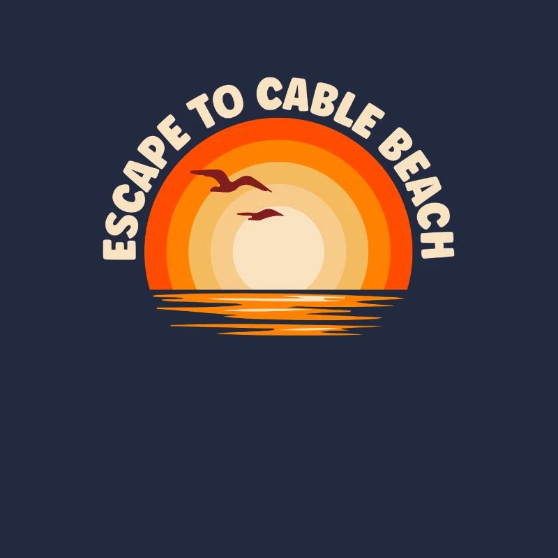 Je fuis vers Cable Beach