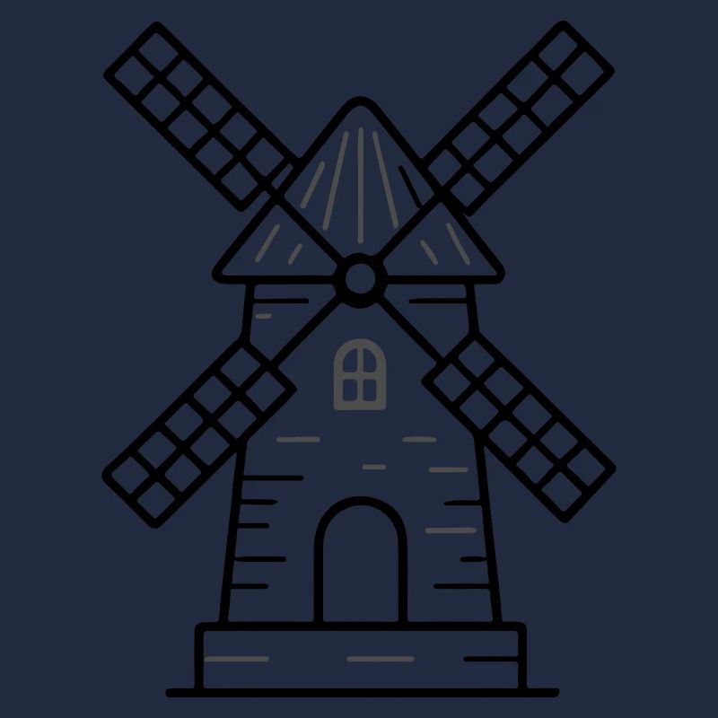 Icône du moulin à vent