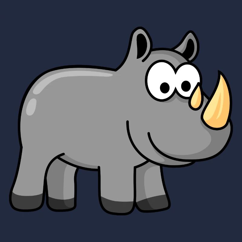 Rhino Comic Animal