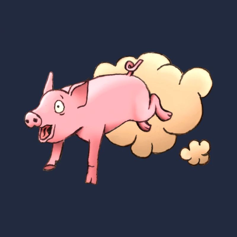 Cochon de course sifflant