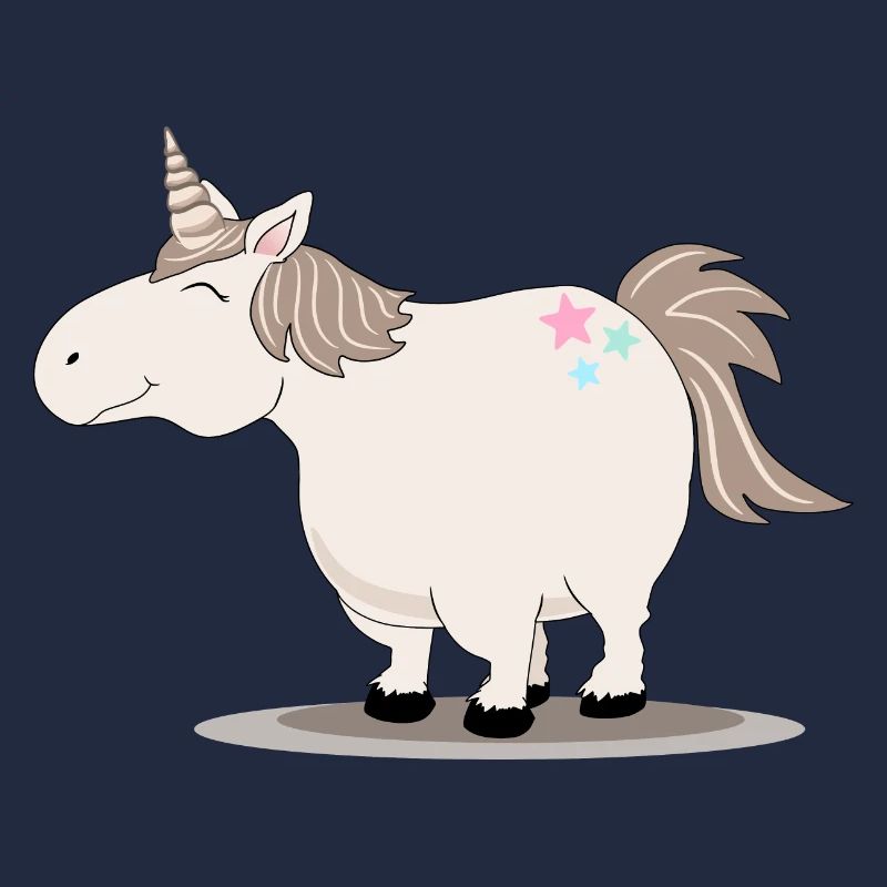Thick cute unicorn