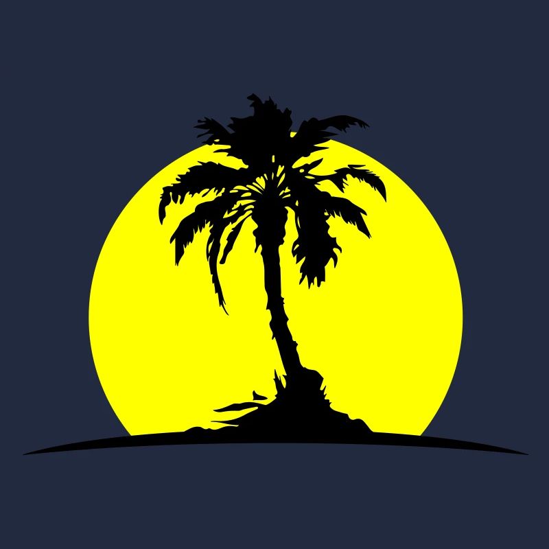 Palme Insel Sonne