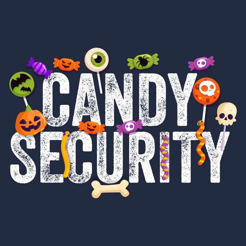 Candy Security Halloween Kostüm Eltern lustig
