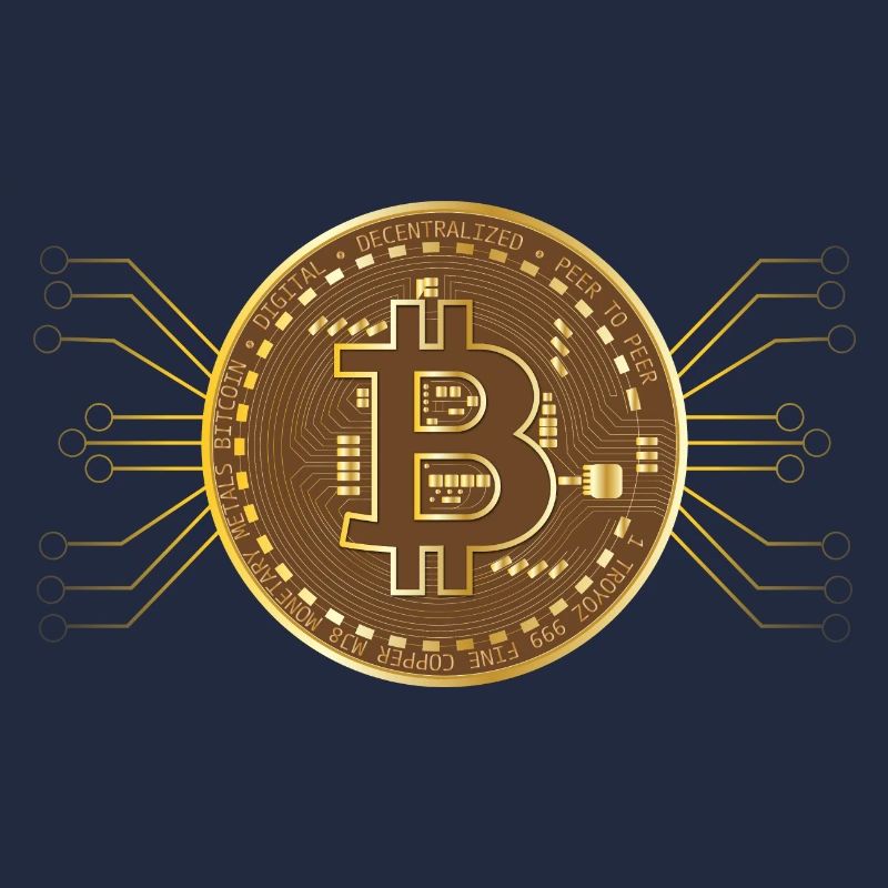 Bitcoin - Computer Logo
