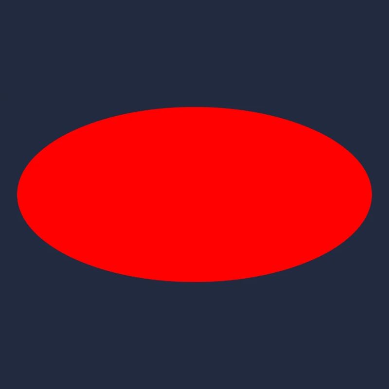 Fond ovale rouge