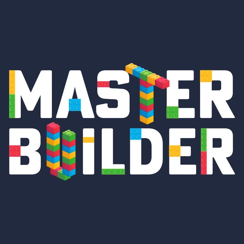Master Builder Building Blocks Brick Builders Dad
