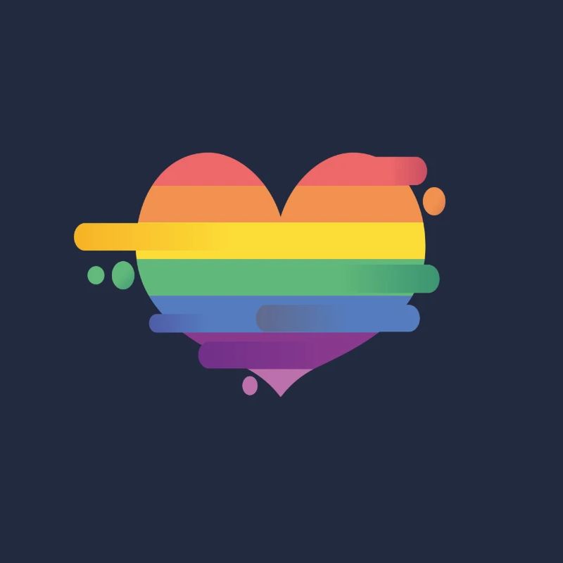 Rainbow Heart, Regenbogen Herz