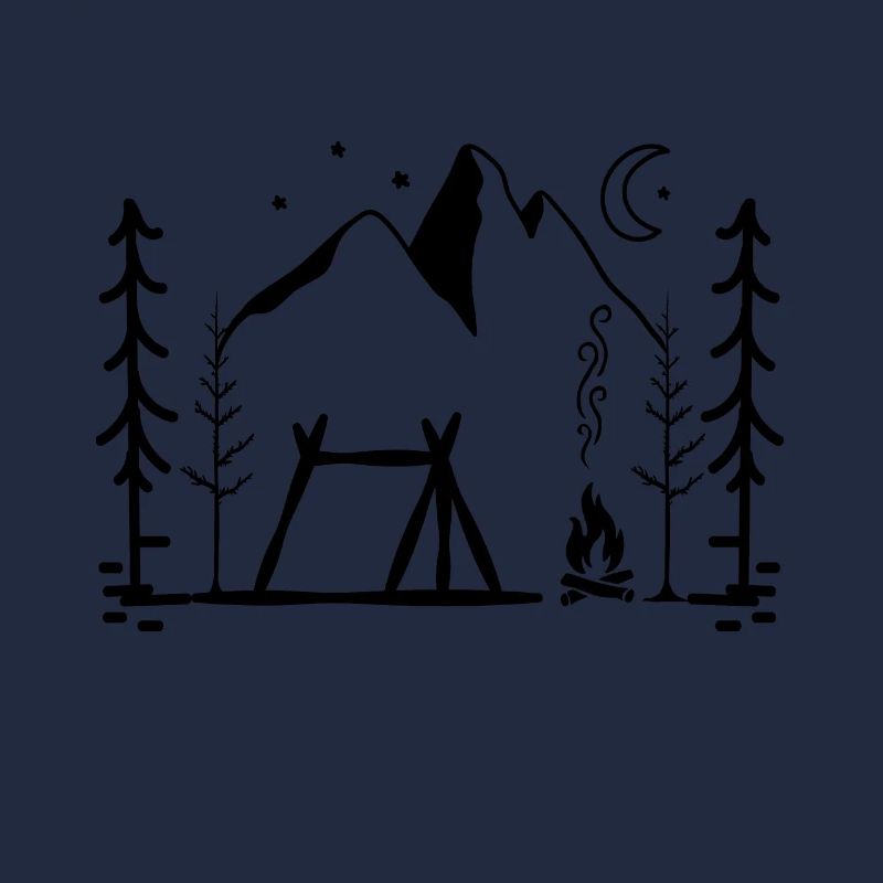 Zelten am Lagerfeuer