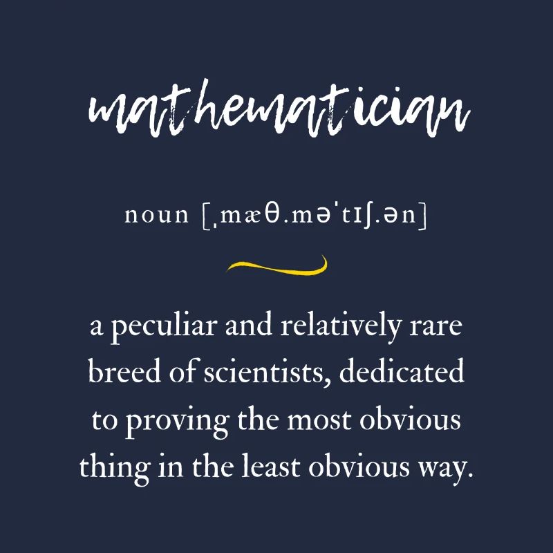 Mathematician (mathematician) Convoluted Edition
