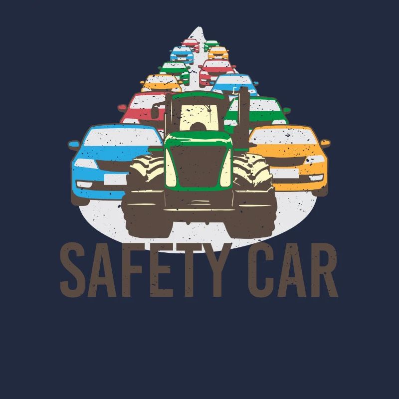 Bauern Farmer Traktorfahrer Feldarbeiter Safty Car