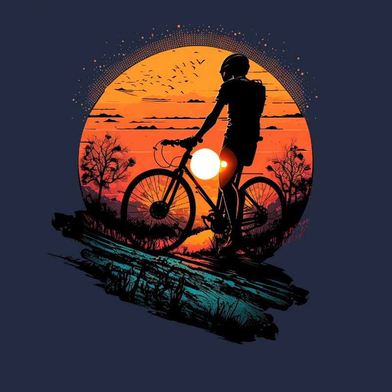 Conception cool de descente de VTT pour les fans de VTT