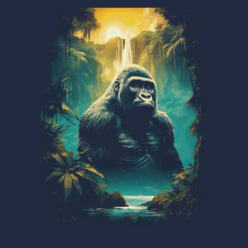Gorilla, Wilderness, Primate, Nature, Monkey