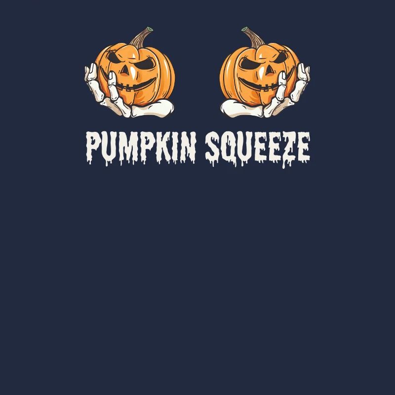 Halloween Boob Pumpkin Squeeze