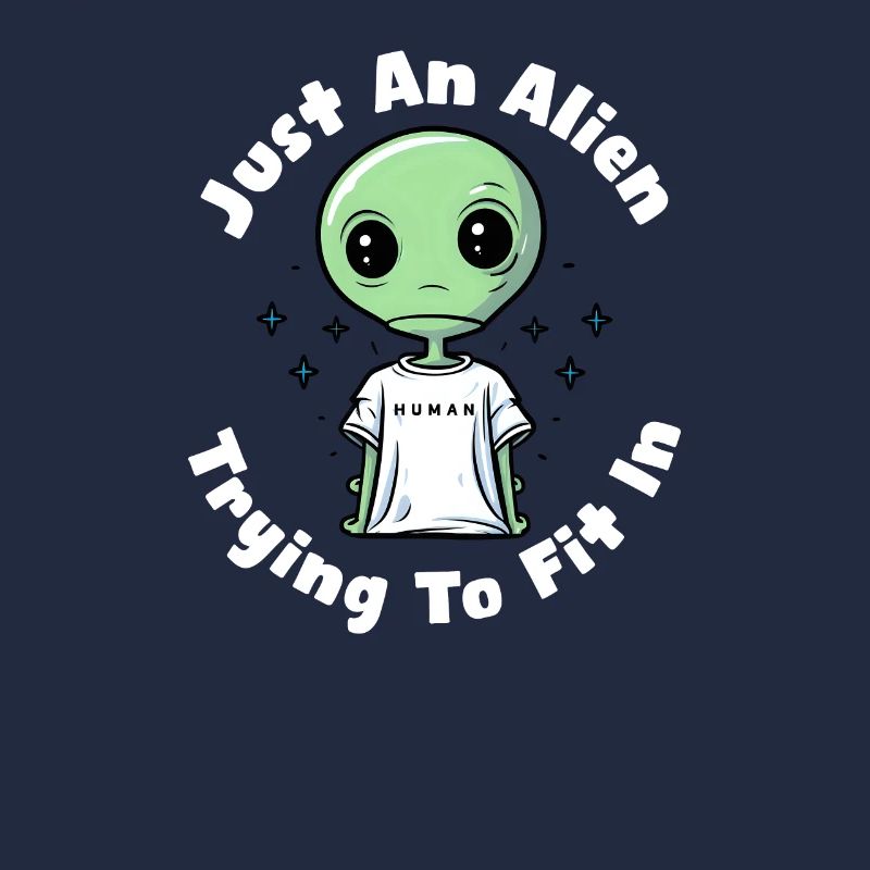 Alien Enlèvement Alien Essayant De S’intégrer