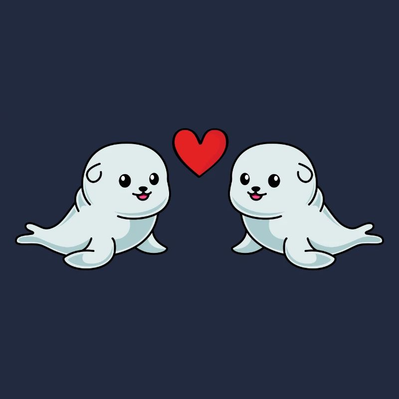 Robbe Tier Paar Liebe
