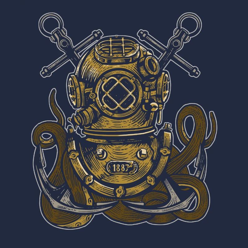 Graphique de ancre de plongée