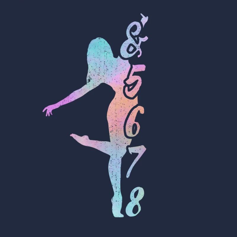 Dancing Dance Instructor & 5 6 7 8 Standard Dance Gift