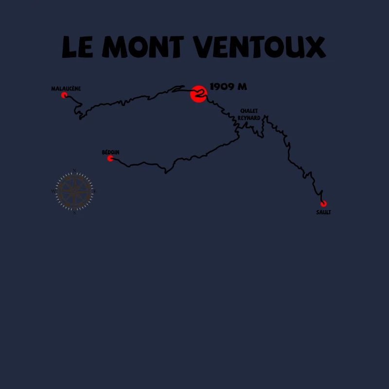 Le Mont Ventoux Serpentine en vélo