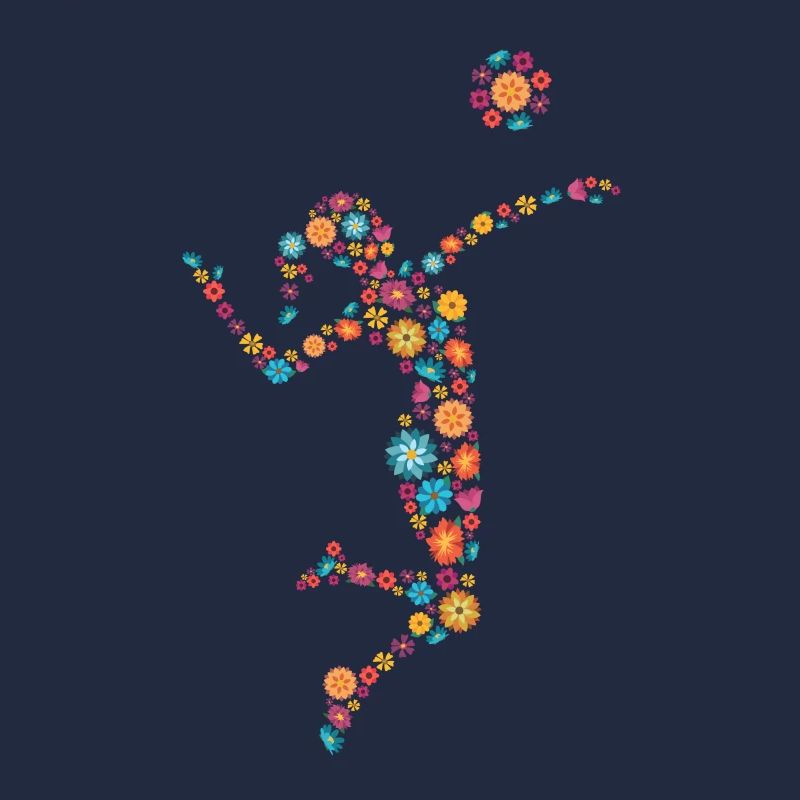 Volleyball Frau oder Mädchen