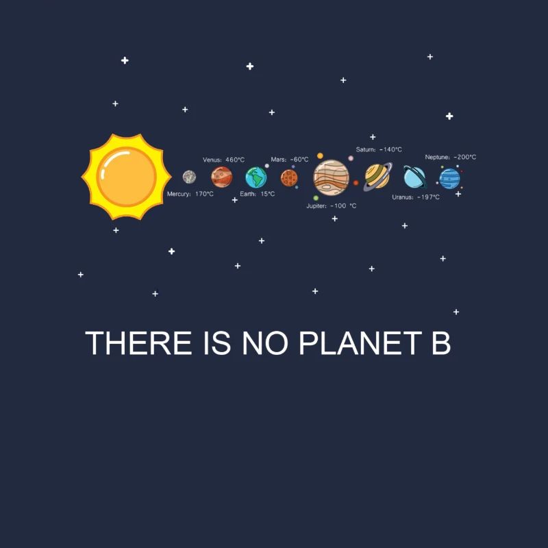 There is no Planet B Sonnensystem