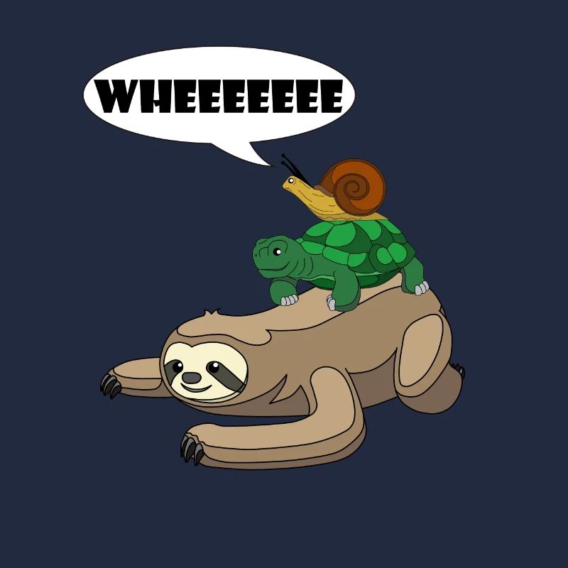 Sloth Turtle Snail Funny Sloth Cute Sloth Lover