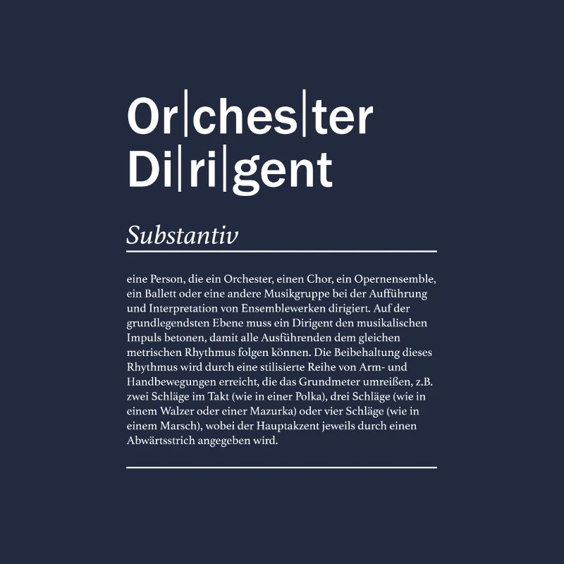 Definition Eines Dirigenten - Orchestra