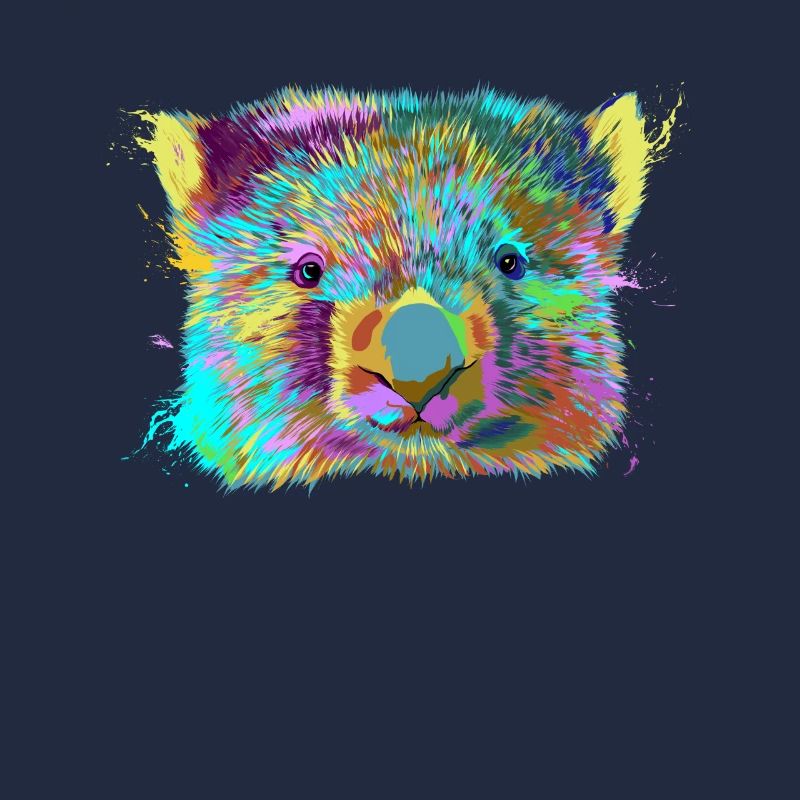 Wombat splash