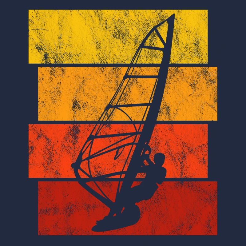 Windsurfing Retro Windsurfer Surf surf