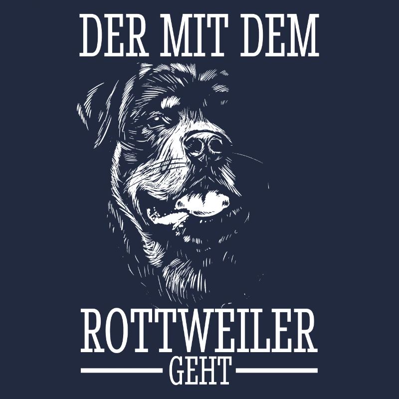 Rottweiler Rottie Papa Vater Mann Gassi Dad