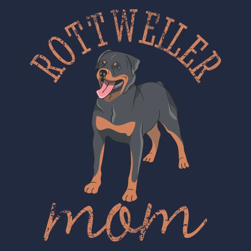 Rottweiler Rottie Mama Mom Mutter Vintage