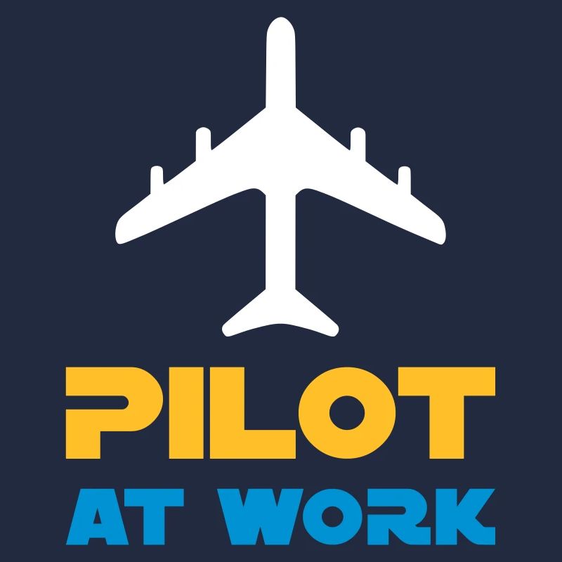 Pilot at work (Flugzeug)